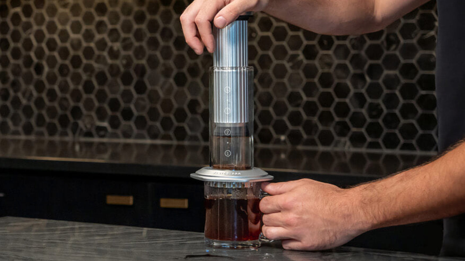 AeroPress Coffee Maker Premium: Compact Design, Big Flavor