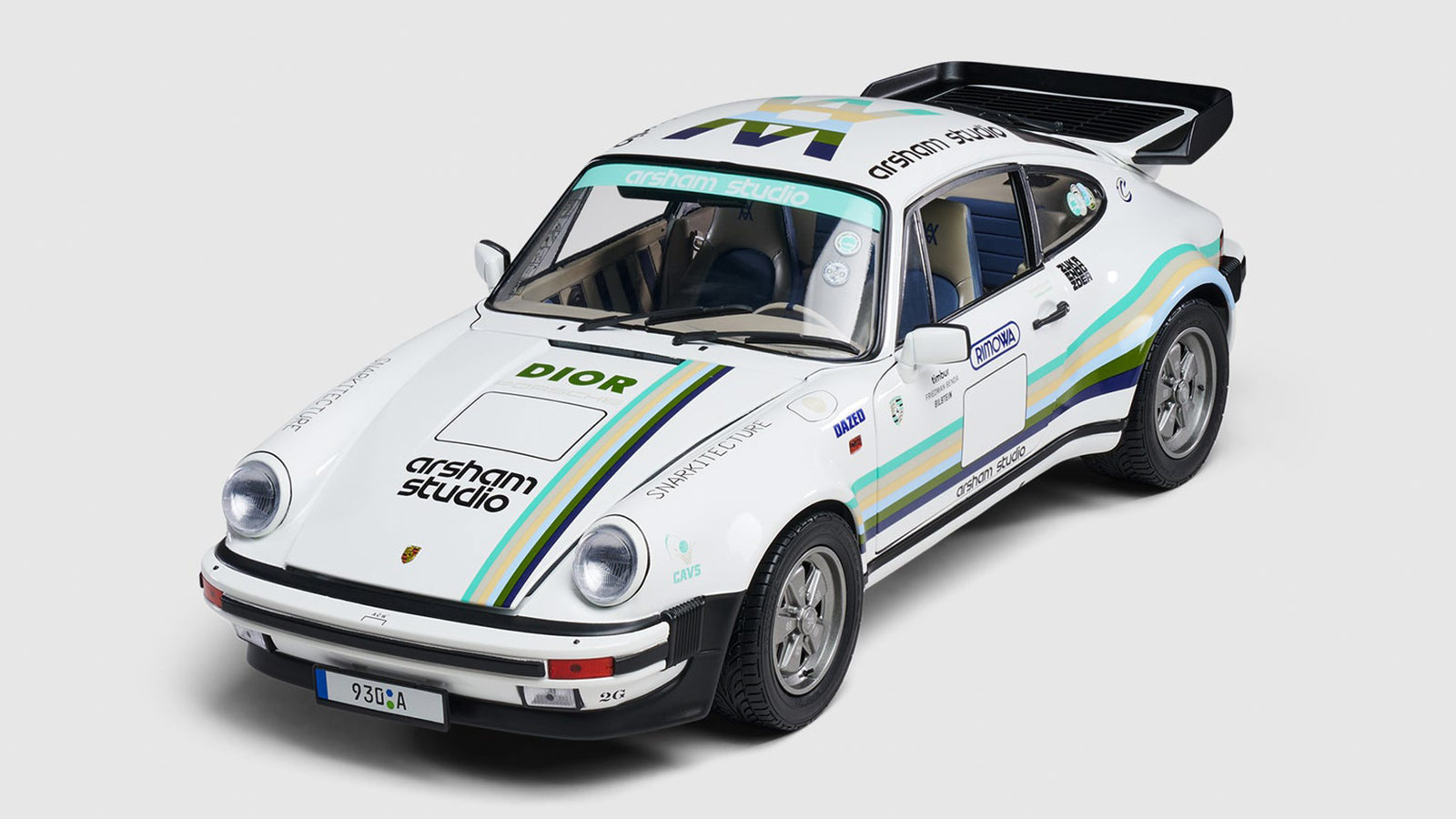 Daniel Arsham’s Porsche 911 Turbo Model Brings Retro Style To The Collector’s Shelf