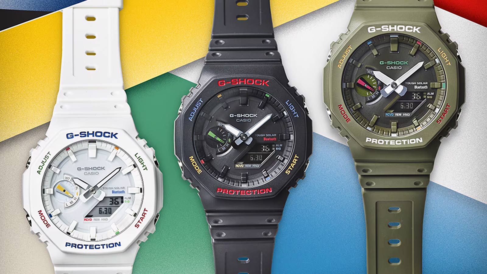 G-SHOCK Multicolor Accents: Timekeeping With A Splash Of Style