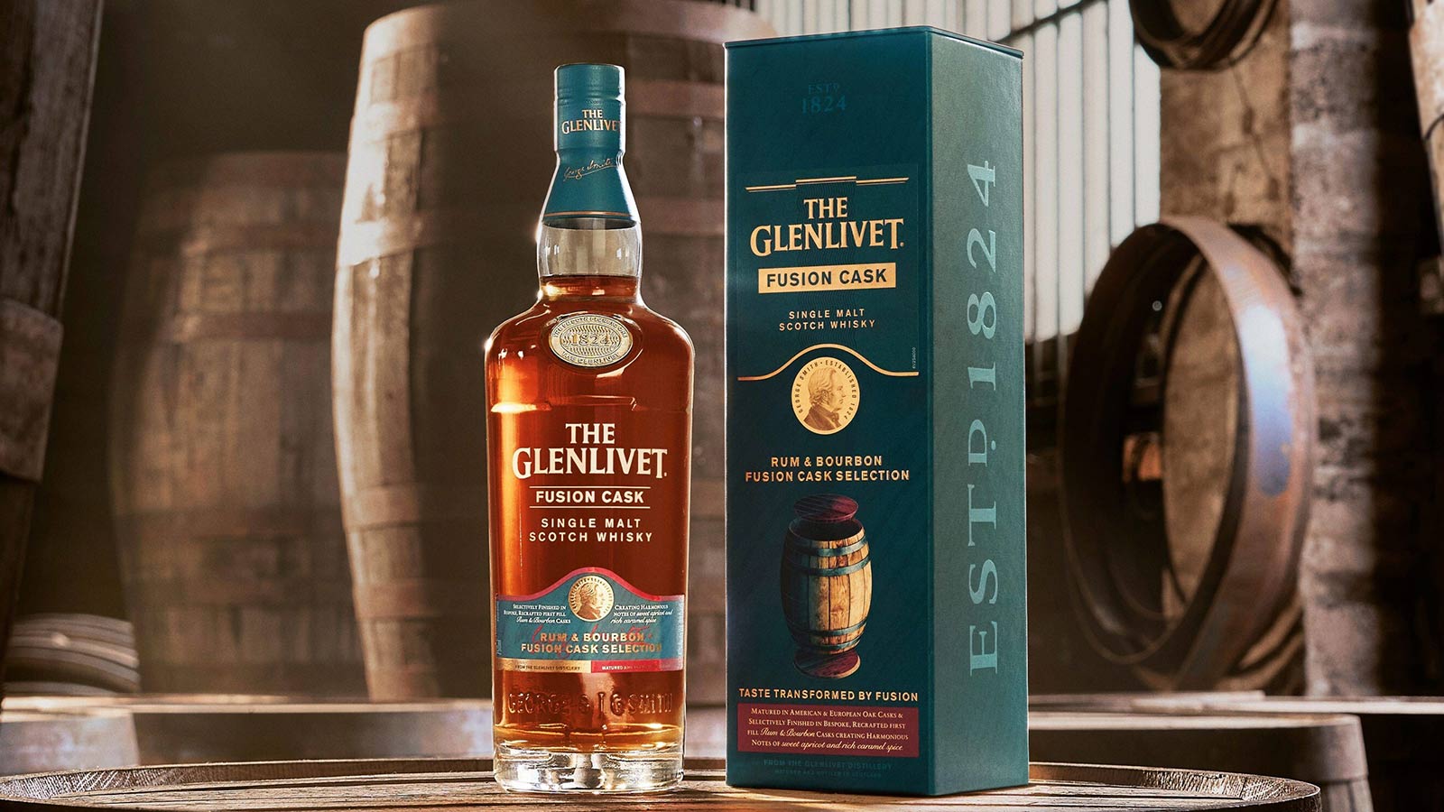 Glenlivet Launches The Rum And Bourbon Fusion Cask Selection