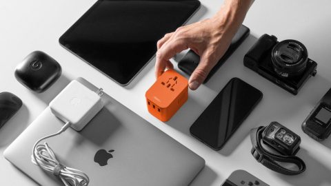 This Travel Adapter Powers Up To 6 Devices In 170+ Countries