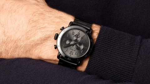 Shinola Runwell Black Sport Chrono 48mm